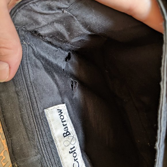 Vintage Black Croft & Barrow Crossbody Purse - Picture 5 of 5